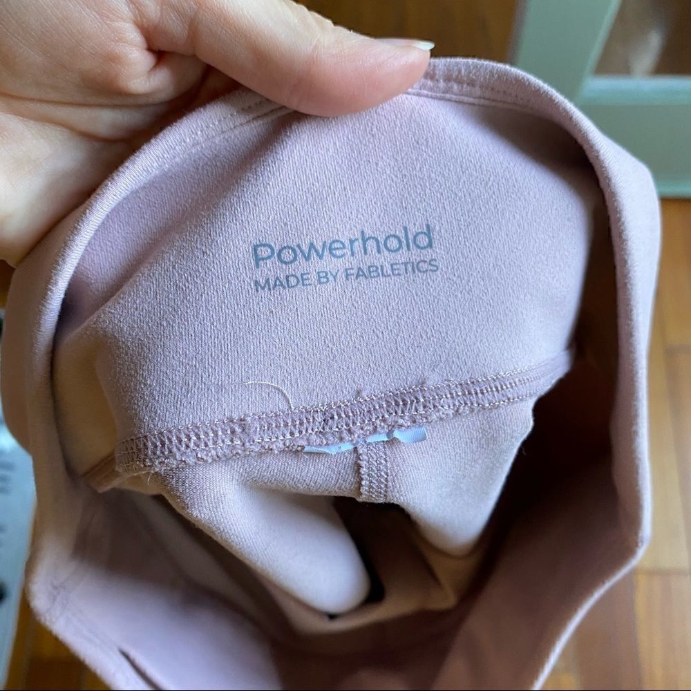 Fabletics Define Mid-Rise Legging In Mauve (pastel pink) - Picture 3 of 7